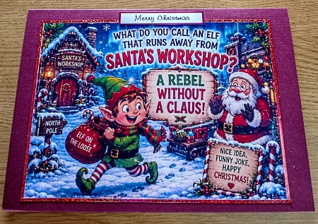 what do you call an elf who runs away? by Margaret Scott