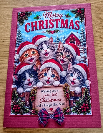 christmas kittens by Margaret Scott