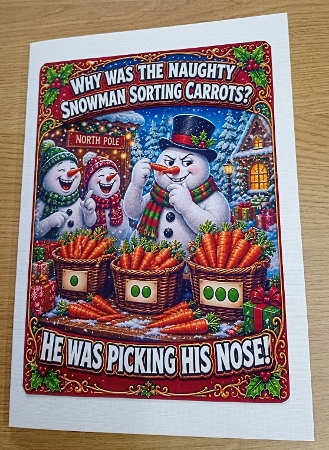why was the naughty snowman sorting carrots by Margaret Scott