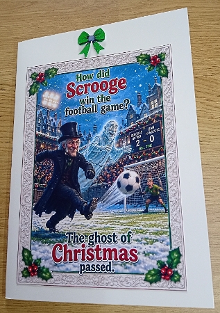 how did scrooge win the football game ? by Margaret Scott