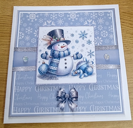 Baby Boy1st Christmas Insert 6x6 by Margaret Scott