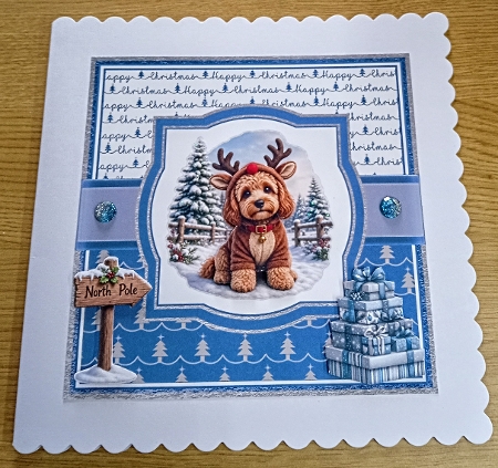 Christmas Dog 1 Clipart Collection PNG  by Margaret Scott