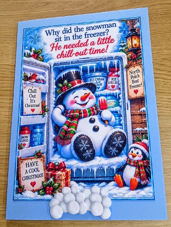 why did the snowman sit in the freezer by Margaret Scott