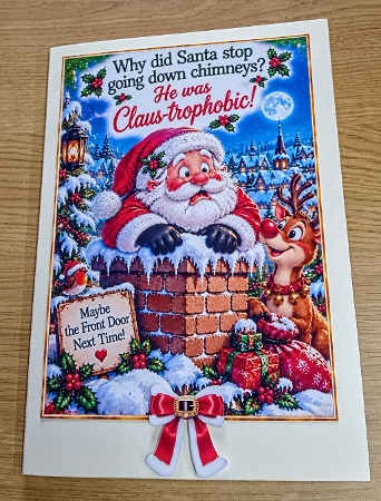 why did santa stop going down chimneys by Margaret Scott