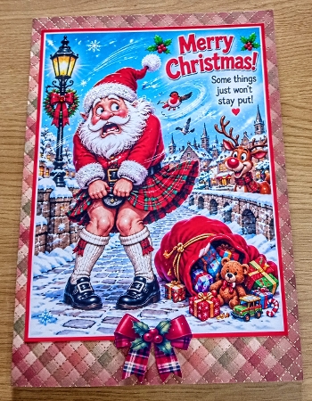 santas got the wind up by Margaret Scott