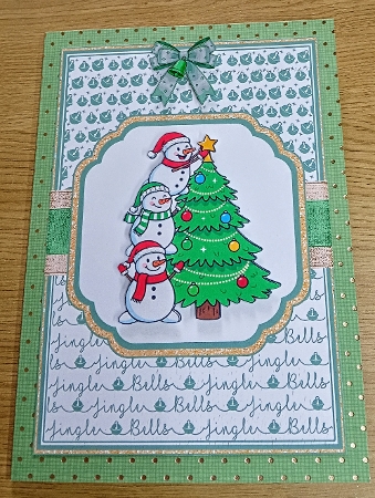 Caroling Robins 3 Inserts - 6x6 & 5x7 by Margaret Scott