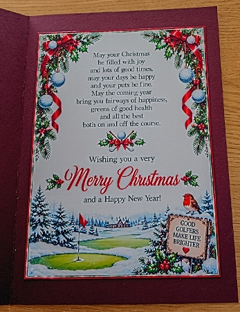 whats a golfers favourite carol by Margaret Scott