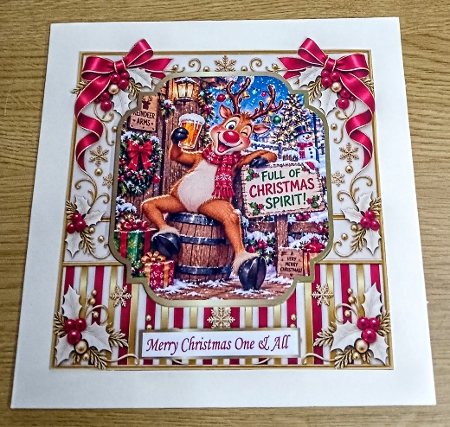 rudolphs full of christmas spirit by Margaret Scott