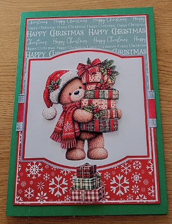 Christmas teddy bears  by Margaret Scott