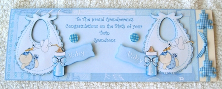 To the Proud Grandparents Twin Boys by Margaret Scott