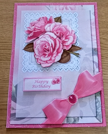 Pink Floral Birthday and Get Well by Margaret Scott
