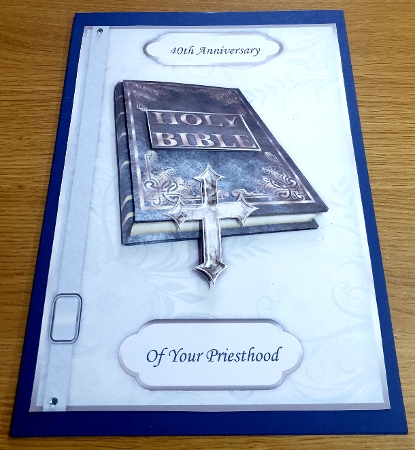 First Communion - Boy - Card Front with Step by Step by Margaret Scott