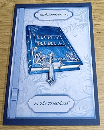 First Communion - Boy - Card Front with Step by Step by Margaret Scott