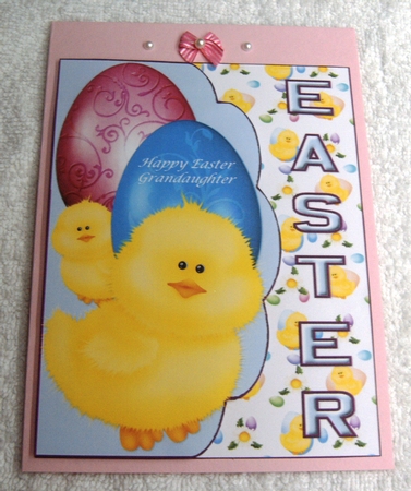 Peek a Boo Easter Chicks Envelope Card by Margaret Scott