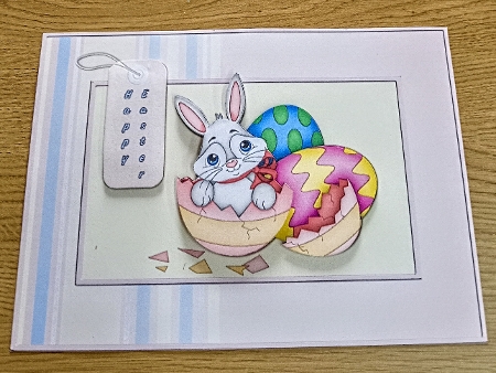 Just Hatched Card Front by Margaret Scott