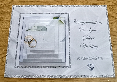 Wedding Rings & Lilies - 25th Anniversary by Margaret Scott