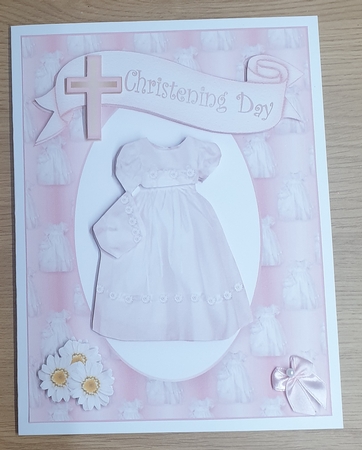 Girl Christening Gown and Bonnet by Margaret Scott