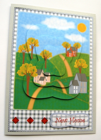 Country Village Pyramid by Margaret Scott