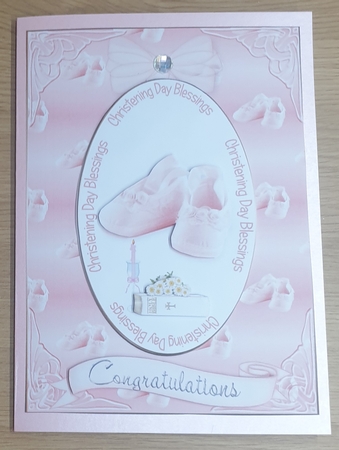 Girl Shoes Christening by Margaret Scott