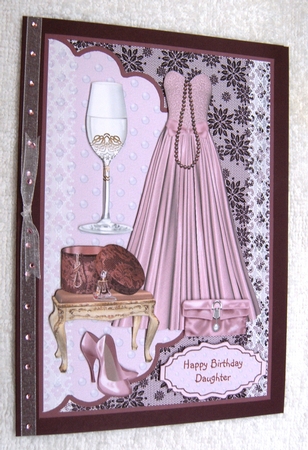 Its a Ladies Night Decoupage Topper by Margaret Scott