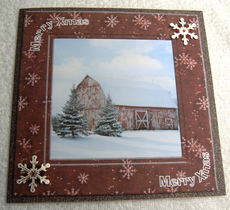 Cu Xmas Papers and Frames by Margaret Scott