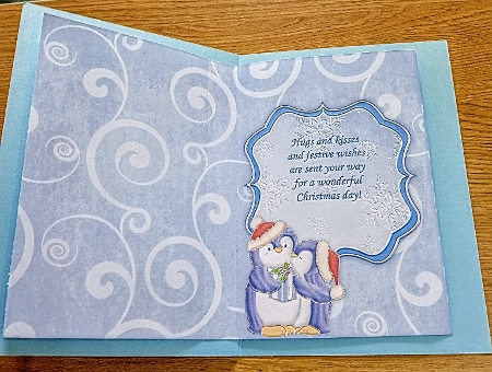 Penguins' Christmas Kiss Insert Matches Cup373969_68 by Margaret Scott