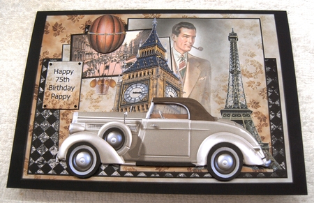 Man of the World - male Card by Margaret Scott