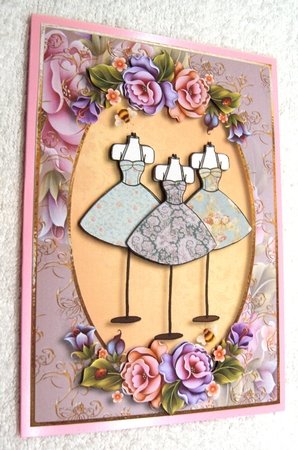 Chic Boutique Dress Trio + Decoupage by Margaret Scott