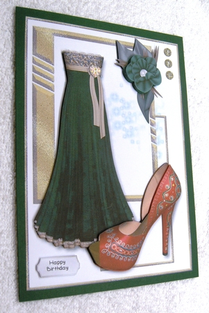 Magic Shoes Card Topper 2 by Margaret Scott