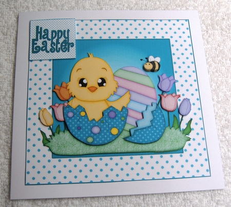 Little Duck in Easter Egg by Margaret Scott