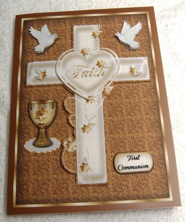Gold Cross of Faith Qs by Margaret Scott