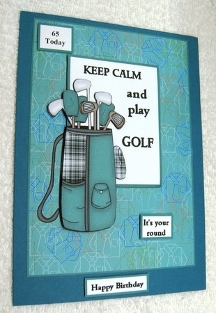 Keep Calm and Play Golf by Margaret Scott