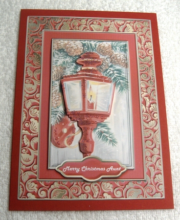 Festive Lantern Fancy Quick Card by Margaret Scott
