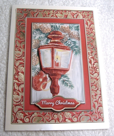 Festive Lantern Fancy Quick Card by Margaret Scott
