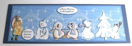 Street Party at Christmas by Margaret Scott