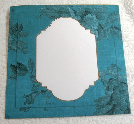 Peacock Rose Plain Fancy 7x7inch Easy Envelope Mini Kit by Margaret Scott