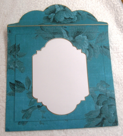 Peacock Rose Plain Fancy 7x7inch Easy Envelope Mini Kit by Margaret Scott