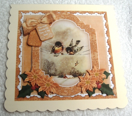 Cheeky Birds Wonderful Time 6in Christmas Step by Step by Margaret Scott