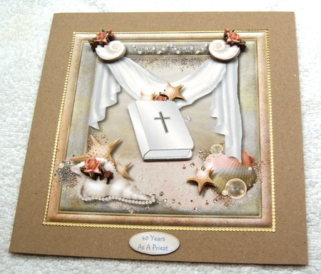 Christian Celebrations Card Topper 2 by Margaret Scott