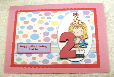 BIRTHDAY GIRL 2 TODAY  by Margaret Scott