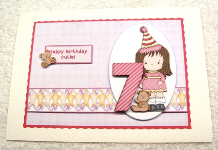 BIRTHDAY GIRL 7 TODAY  by Margaret Scott