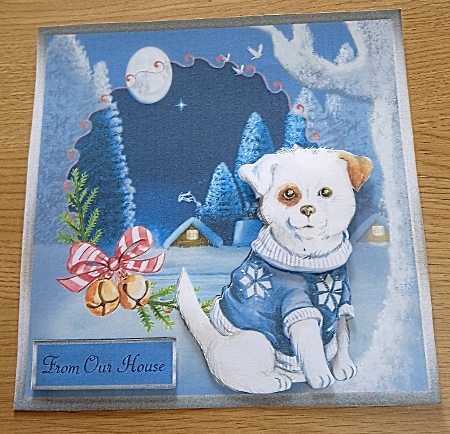 Whoof Christmas wishes by Margaret Scott