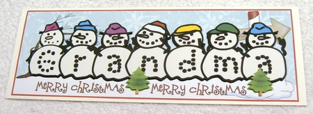 FROSTY FRIENDS - GRANDMA by Margaret Scott