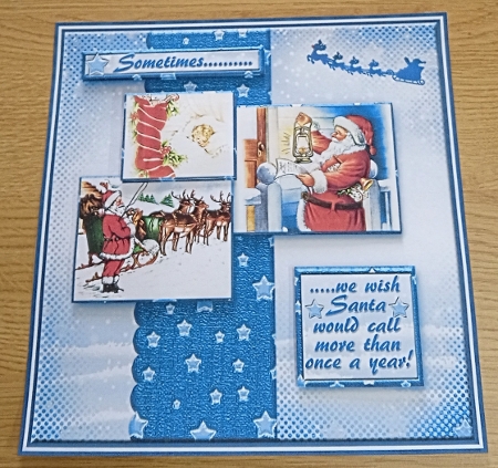 Sometimes.....Santa by Margaret Scott