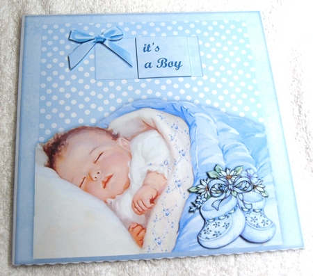Vintage New baby Boy by Margaret Scott