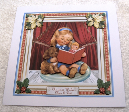 Christmas Story Vintage Topper by Margaret Scott