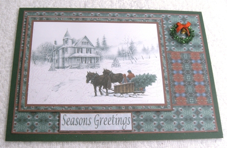 JJ CHRISTMAS BRINGING HOME THE TREE KIT by Margaret Scott