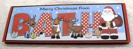 Merry Christmas from BATH large dl by Margaret Scott