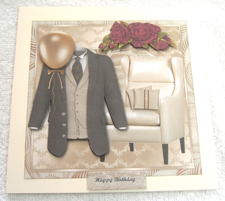 Male card Birthday by Margaret Scott