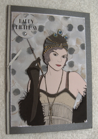 art deco lady by Margaret Scott